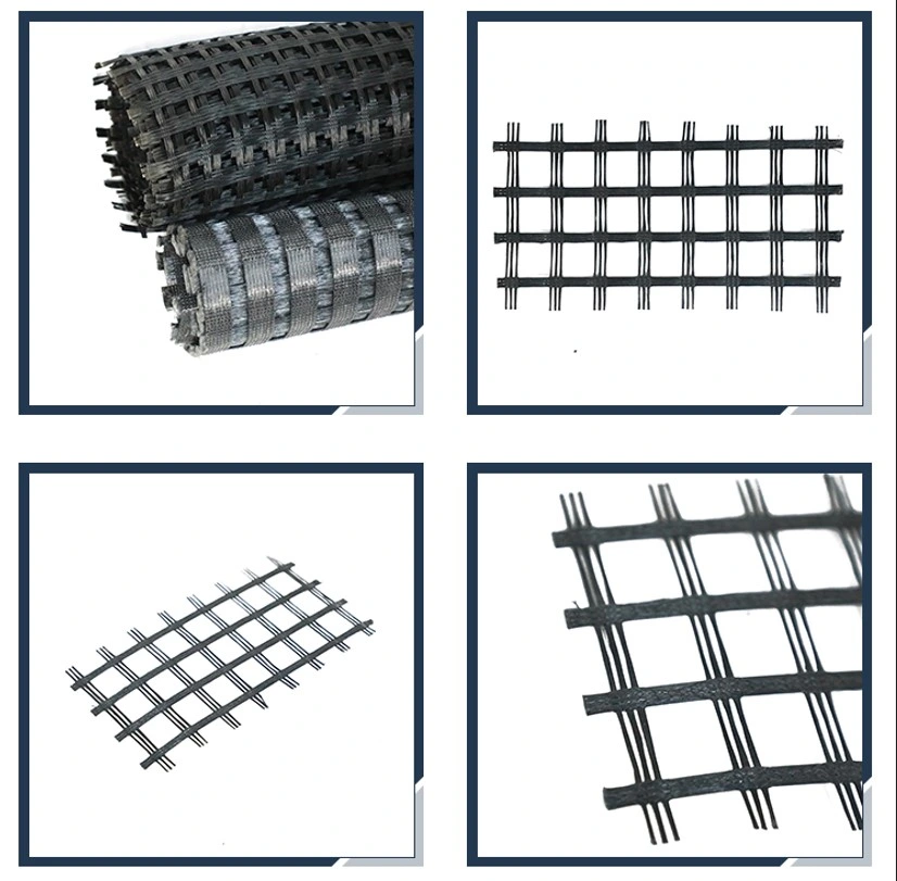 Sợi thủy tinh Geogrid có độ bền cao cho đường băng Asphalt Reinforcement 0