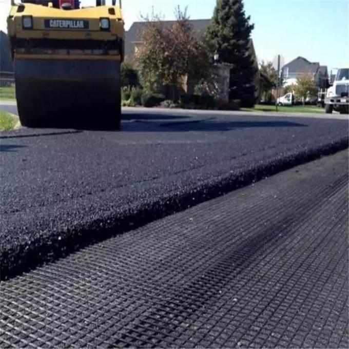 Sợi thủy tinh Geogrid có độ bền cao cho đường băng Asphalt Reinforcement 7