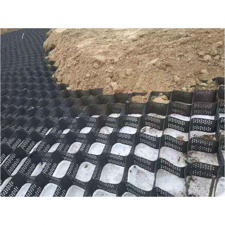 Hòn cát kéo dài cao 100-445 HDPE Plastic Geo Cell cho sự ổn định sỏi 0
