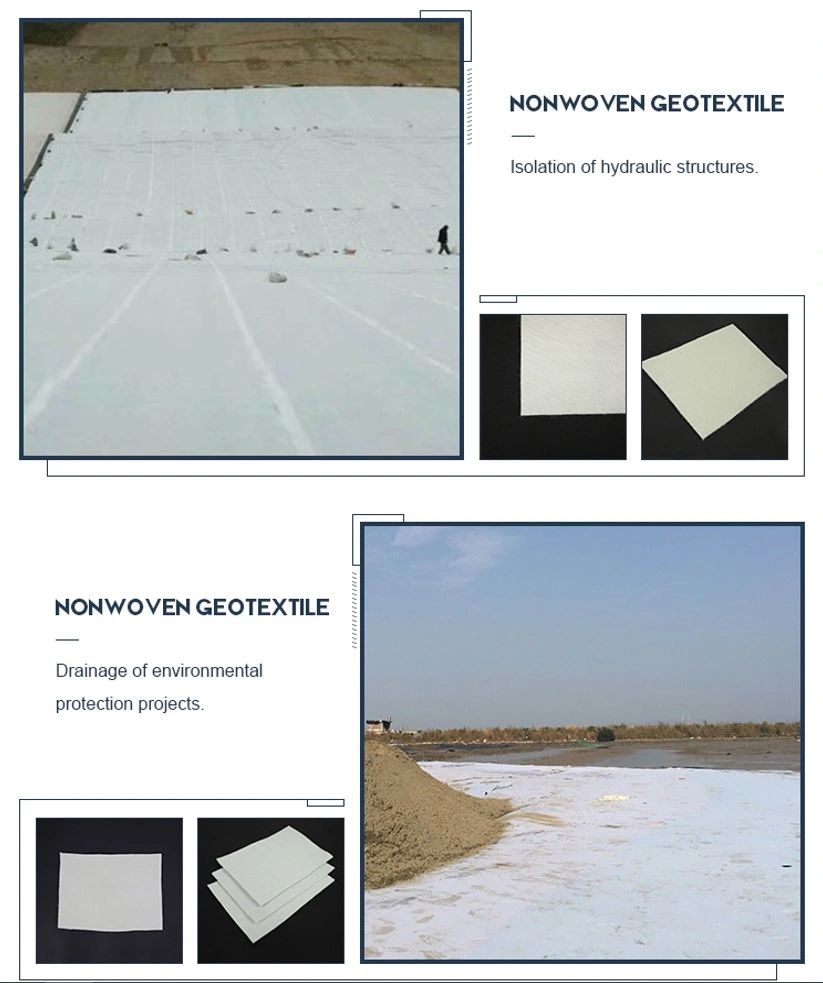Đường xây dựng vải không dệt Geotextile Geogrid Kiểm soát xói mòn đất 3