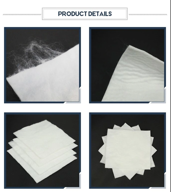 Đồ vật liệu Geosynthetics cao độ Đường cao tốc Đường xây dựng Đường xây dựng PP PET Sợi không dệt vật liệu địa chất 0