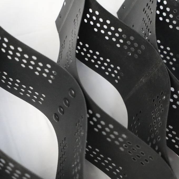 HDPE Geocell để giữ tường đường xây dựng lưới ổn định sỏi chi phí thấp 0
