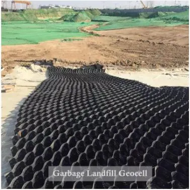 HDPE màu đen lỗ kết cấu dốc ổn định geocells geocell geocel cho kỹ thuật dân dụng 4