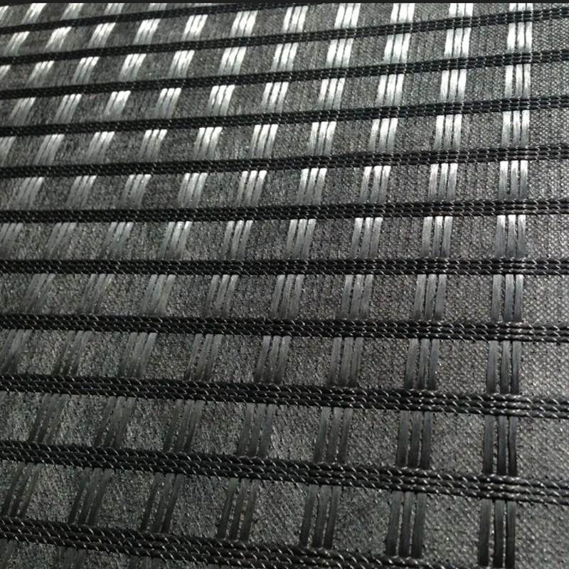 Vải thủy tinh Geogrid tăng cường kết hợp không dệt 1