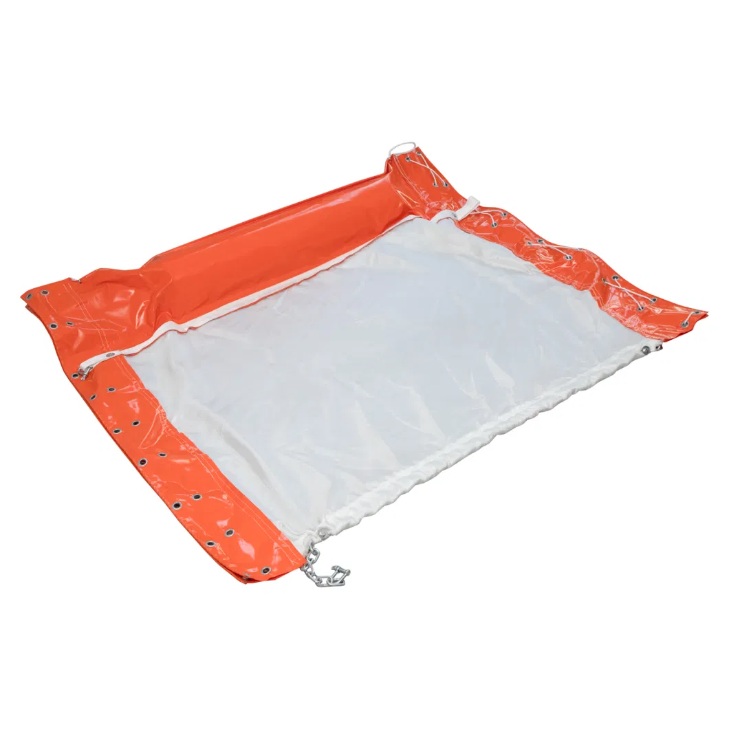 Silt Curtain PVC nổi Silt Curtain Containment Boom Eco Friendly Oil Spilling Boom 4