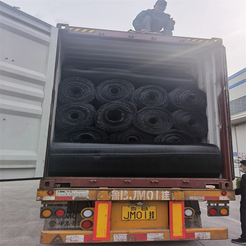 Geo Grid Ground Grid Plastic Uniaxial Polyester Geogrid Uniaxial Gravle Grid Ground cho tầng hầm đường lái xe 20