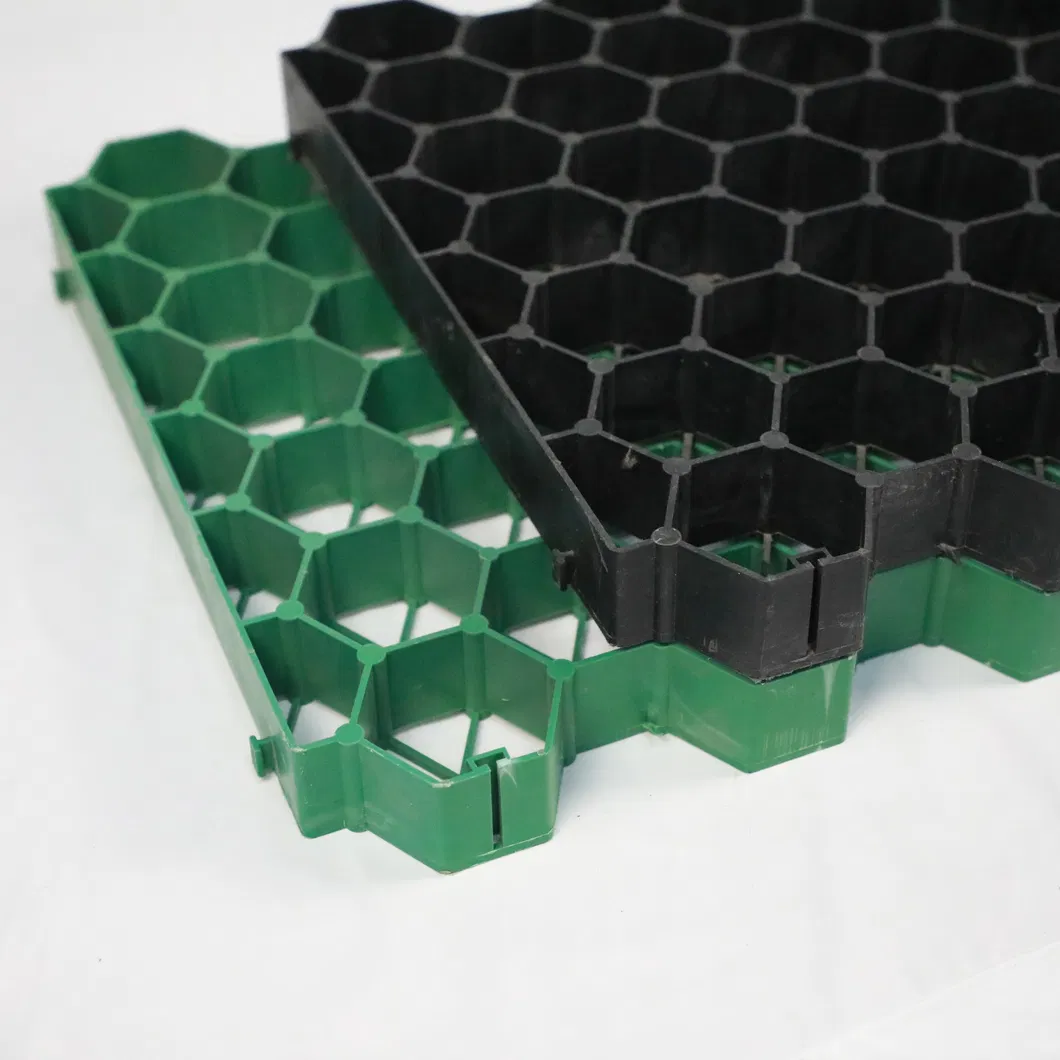 HDPE nhựa cỏ cỏ ổn định lưới cho bãi đậu xe ngoài trời mái nhà vườn thấm Pavers nối nhau 1