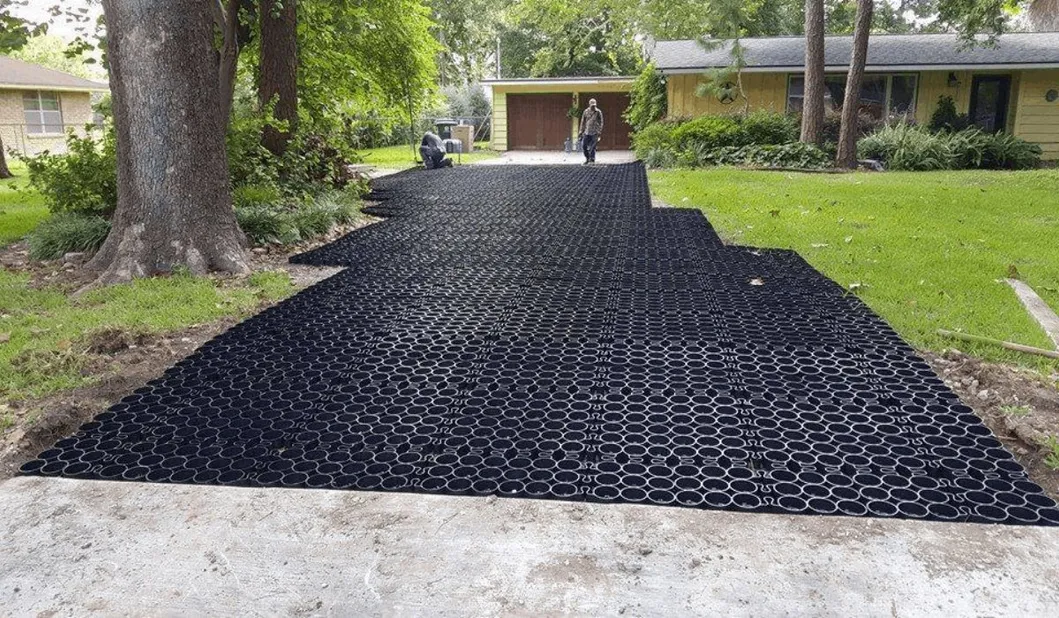 HDPE nhựa cỏ cỏ ổn định lưới cho bãi đậu xe ngoài trời mái nhà vườn thấm Pavers nối nhau 12