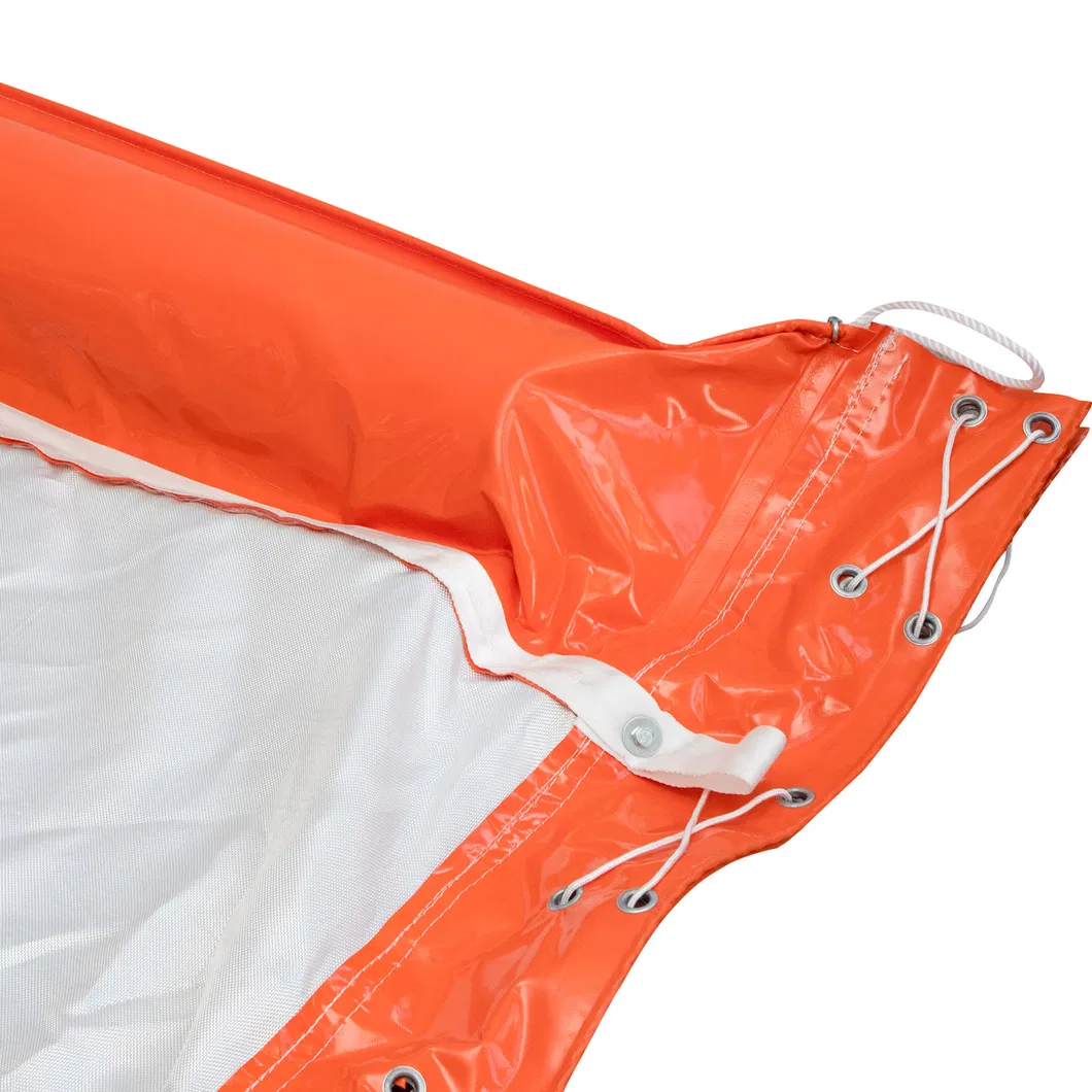 Thấm nước nổi Silt rèm PVC Silt rèm Boom Silt rèm dầu PVC Boom dầu chứa hàng rào Silt rèm 6