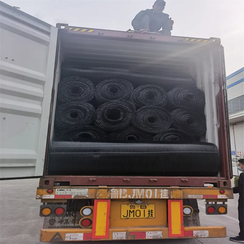 PP nhựa PE một chiều Polyester Geogrid Gravel Grid Stabilizer đất để củng cố đất 20