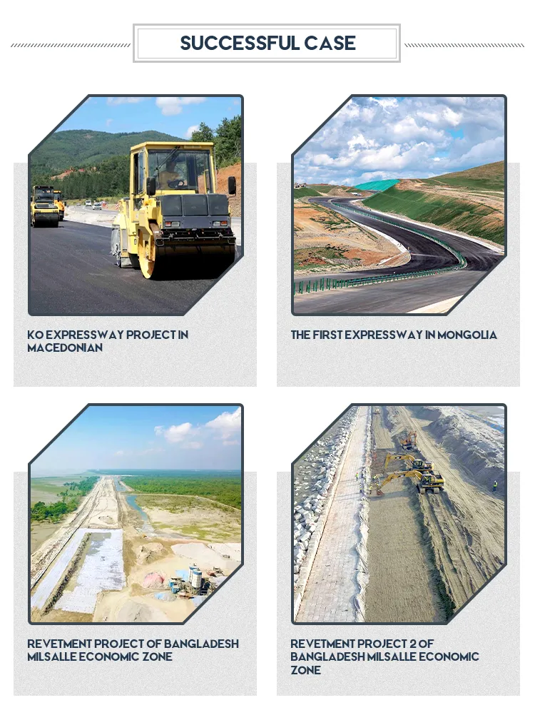 PP nhựa PE một chiều Polyester Geogrid Gravel Grid Stabilizer đất để củng cố đất 23