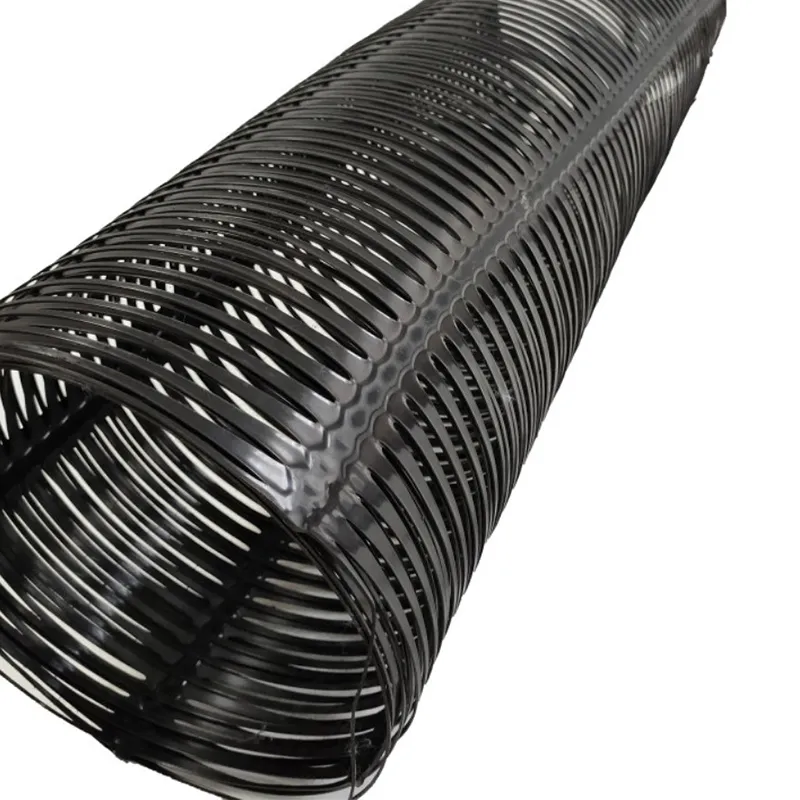 Nhựa polypropylene PE đơn chiều trục trục trục nhựa Geogrid để củng cố đường 0