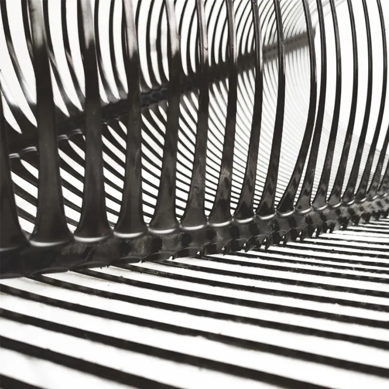 Nhựa polypropylene PE đơn chiều trục trục trục nhựa Geogrid để củng cố đường 1