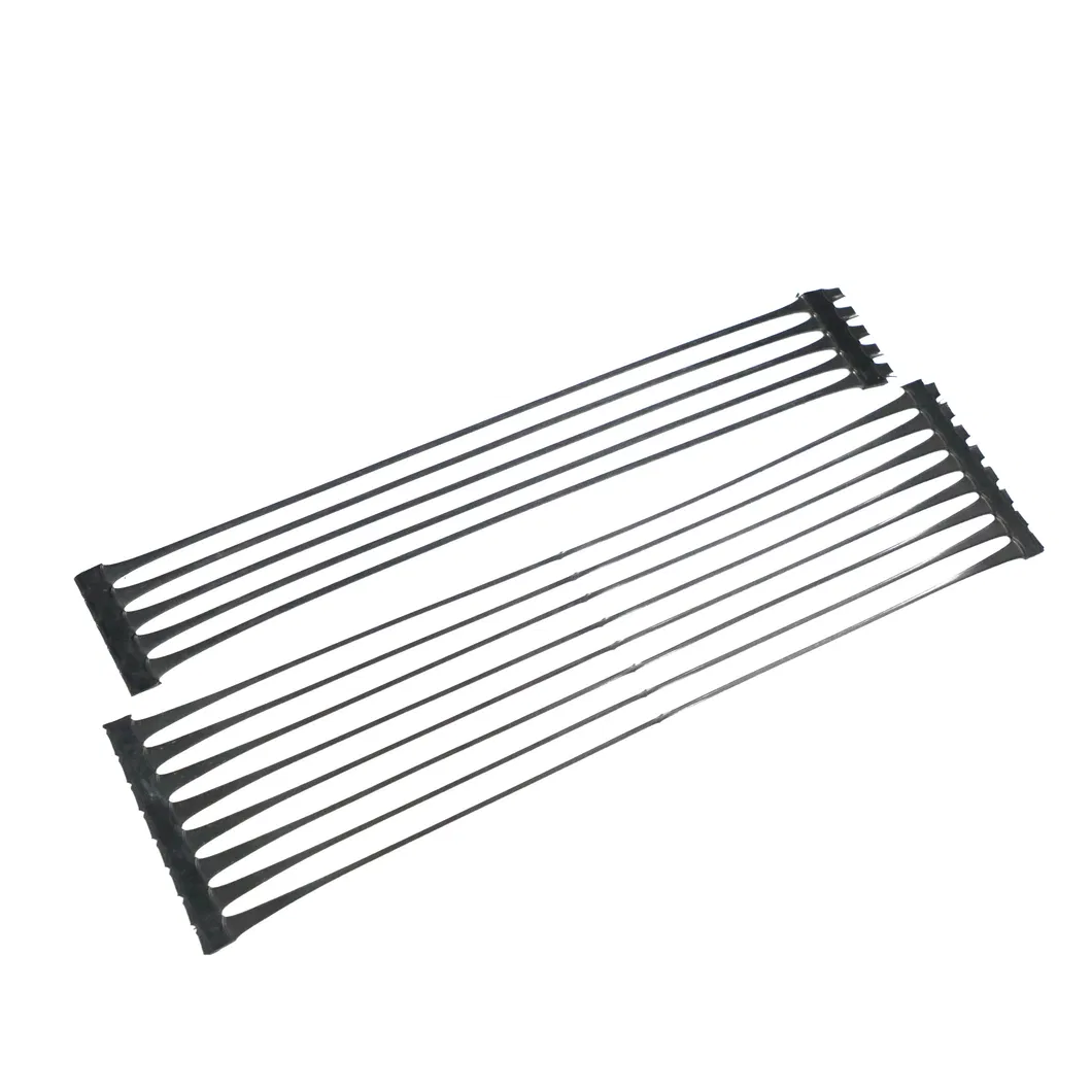 Nhựa polypropylene PE đơn chiều trục trục trục nhựa Geogrid để củng cố đường 2