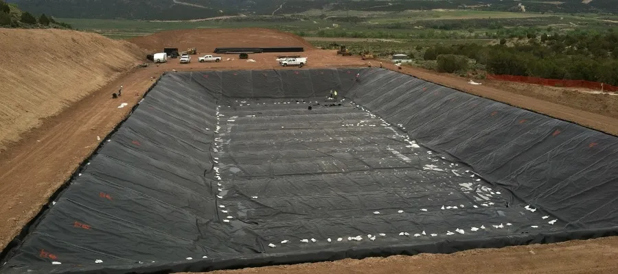 Polyethylene ngoài trời nuôi cá Geomembrane Pond Liner HDPE Containment Liner Lider Lider Lider Lider Geomembrane Liner 3