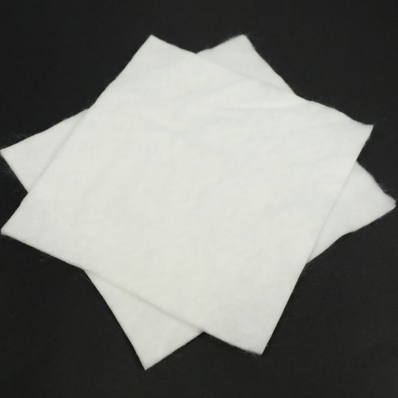 Vải địa kỹ thuật tổng hợp PP Polypropylen Polyester sợi spunbond Kim đục lỗ Vải địa kỹ thuật không dệt cho các dự án chôn lấp đường bộ
