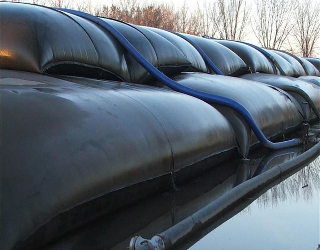 Túi khử nước bùn thải 500gsm-100gsm Container Bộ lọc Geotube