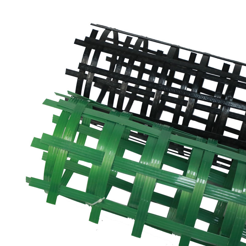 Nhà phân phối sản phẩm Geogrid tích hợp hai chiều hàn kéo căng PET hai chiều