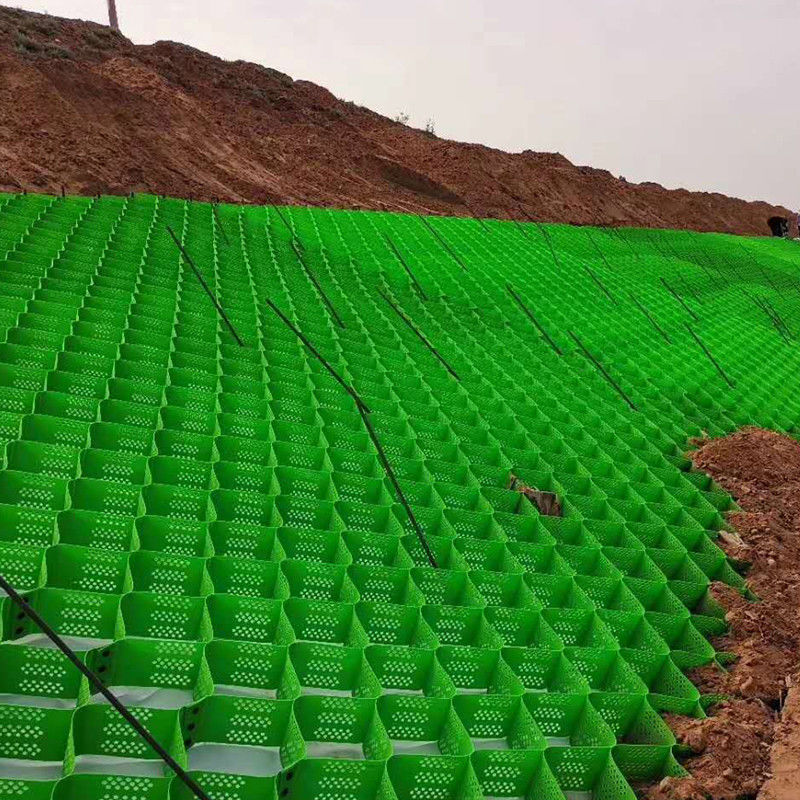 Chống ăn mòn 50mm Hdpe Geocell cho đường gia cố đất dốc đồi