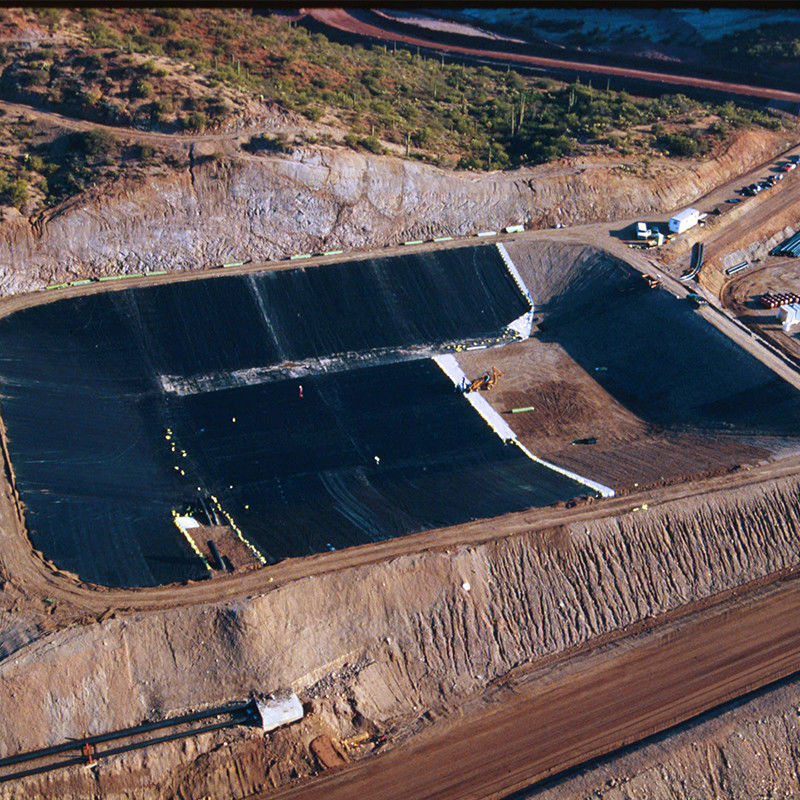 0.3mm/0.5mm/0.75mm/1mm/1.5mm/2mm Black Membrane Plastic Sheet HDPE LDPE LLDPE Virgin Geomembrane Liner cho cá tôm F