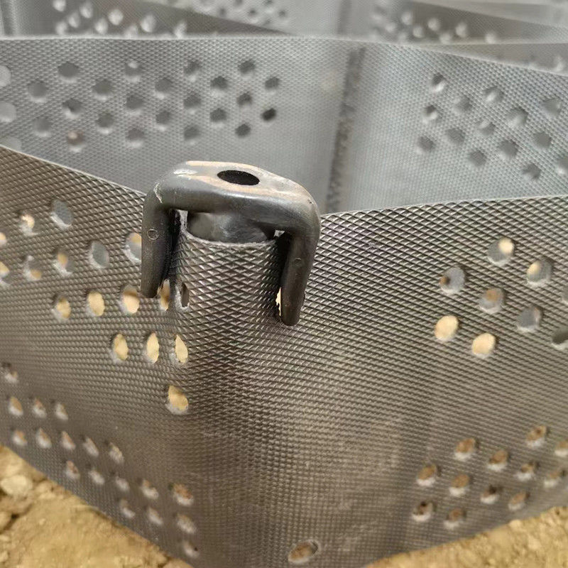 Được kết cấu với lỗ HDPE Hệ thống giam cầm tế bào cao Honeycomb Geocell cho đường nền bảo vệ dốc đậu xe