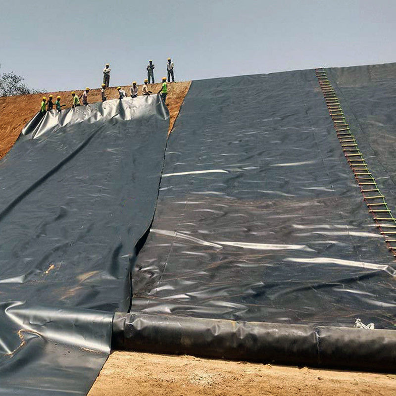HDPE / LDPE Geomembrane 1.0mm/1.5mm/2.0mm Đối với chống nước / Liner ao cá / bãi rác / hồ nhân tạo / mỏ / đập / hồ bơi