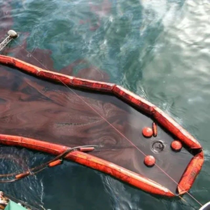 Silt Curtain PVC Floating Silt Curtain Containment Boom Eco Friendly Oil Spilling Boom Silt Curtain cho môi trường nước