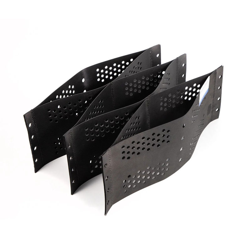 250mm 75mm 100mm 150mm Hdpe Geocell kết cấu cao HDPE Chăm mật ong lưới sỏi nhựa Geocell trực tiếp giá nhà máy