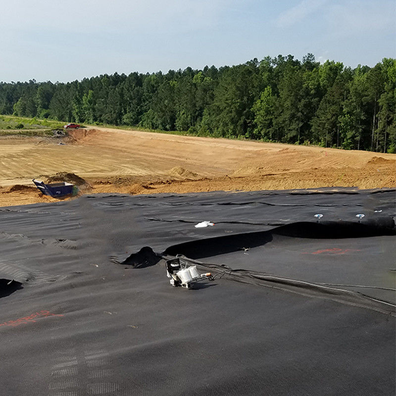 0.75mm 1mm chống rò rỉ chống rò rỉ HDPE mịn Geomembrane Liner hồ để xử lý dung dịch