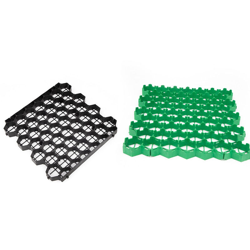 38mm / 48mm / 68mm lưới cỏ nhựa thảm bảo vệ cỏ HDPE Pavers lưới cho hệ thống củng cố đất