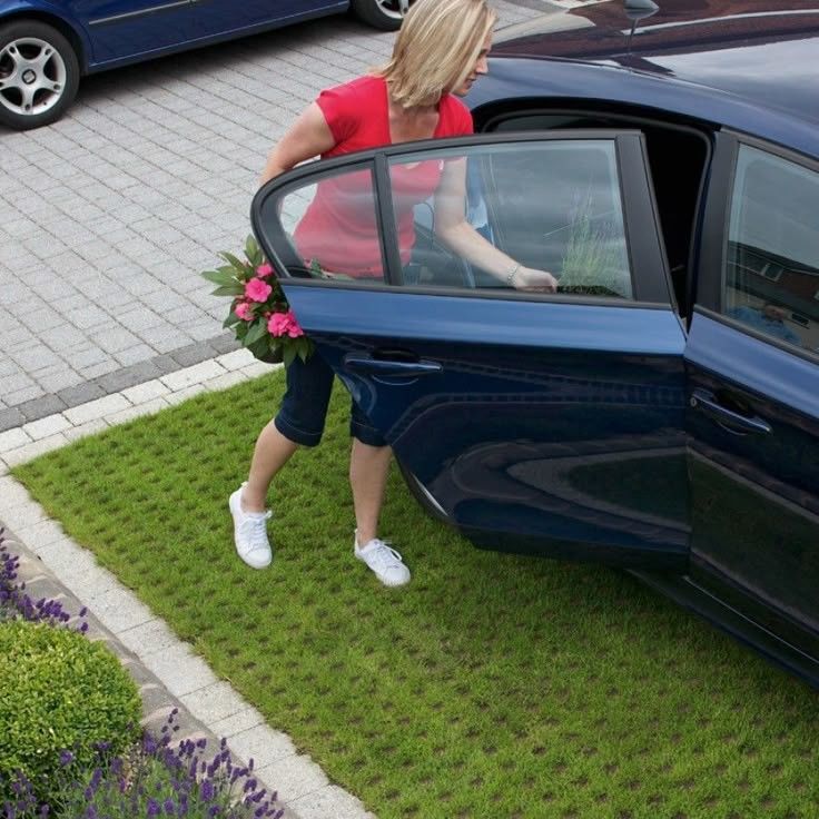 HDPE Pavers Grass Grid Polyester Geogrid Nhựa cho bãi đậu xe Fire Exit Wholesale Landscape Ground Geocell Gravel Paddock Grid