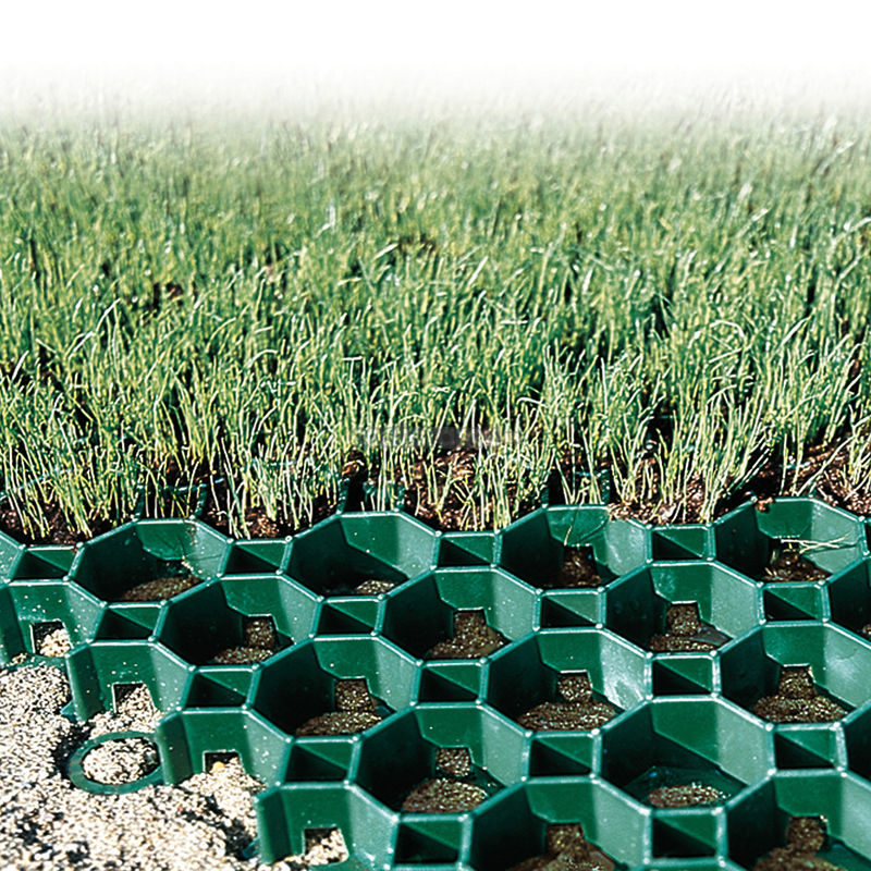 HDPE Pavers Grass Grid Polyester Geogrid Nhựa cho bãi đậu xe Fire Exit Wholesale Landscape Ground Geocell Gravel Paddock Grid