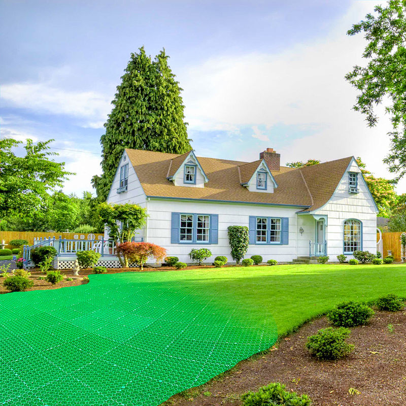 HDPE Pavers Grass Grid Polyester Geogrid Nhựa cho bãi đậu xe Fire Exit Wholesale Landscape Ground Geocell Gravel Paddock Grid