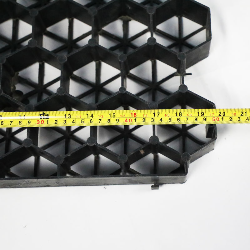 Mạng lưới cỏ nhựa cho bãi đậu xe Fire Exit HDPE Pavers Geogrid cho cảnh quan Ground Geocell Gravel Paddock Grid
