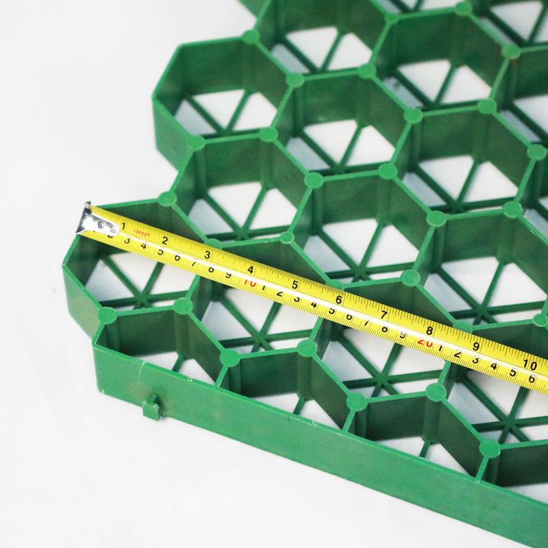 Lưới cỏ nhựa cho bãi đậu xe lối thoát hiểm HDPE Gạch lát địa kỹ thuật cho cảnh quan Lưới địa ô đất chuồng ngựa