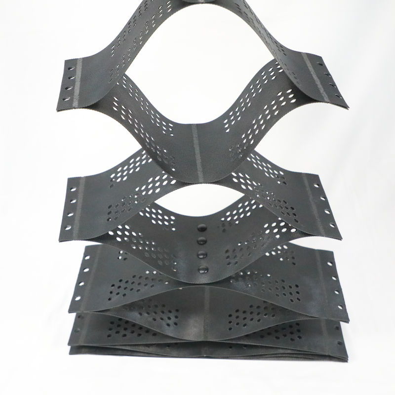 Lưới địa kỹ thuật HDPE, lưới địa kỹ thuật HDPE màu đen để gia cố nền đất yếu, lưới địa kỹ thuật ổn định sỏi giá rẻ trong xây dựng đường