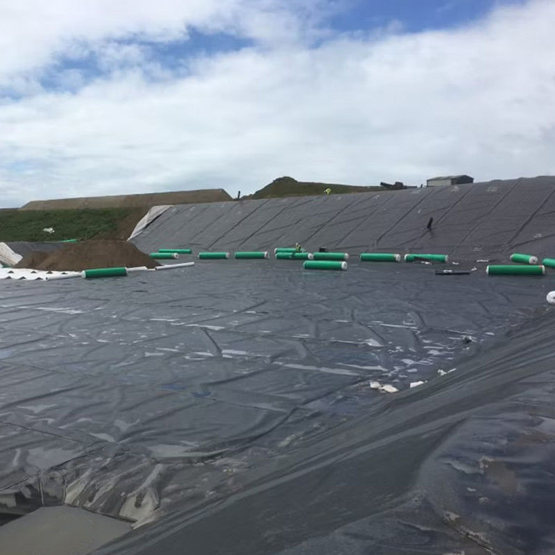 Không thấm tia UV chống lại HDPE Geomembrane Pond Liner cho nuôi trồng thủy sản Nông nghiệp Đập bãi rác Chăn nuôi cá Biodigester khai thác mỏ