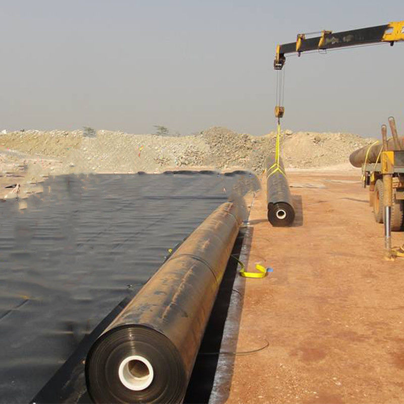 Không thấm tia UV chống lại HDPE Geomembrane Pond Liner cho nuôi trồng thủy sản Nông nghiệp Đập bãi rác Chăn nuôi cá Biodigester khai thác mỏ