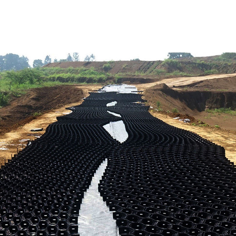 Giá lưới địa kỹ thuật tổ ong Polyethylene Giá nhựa HDPE Giá thấm nước cho vỉa hè cỏ Sỏi lưới HDPE cho đường lái xe