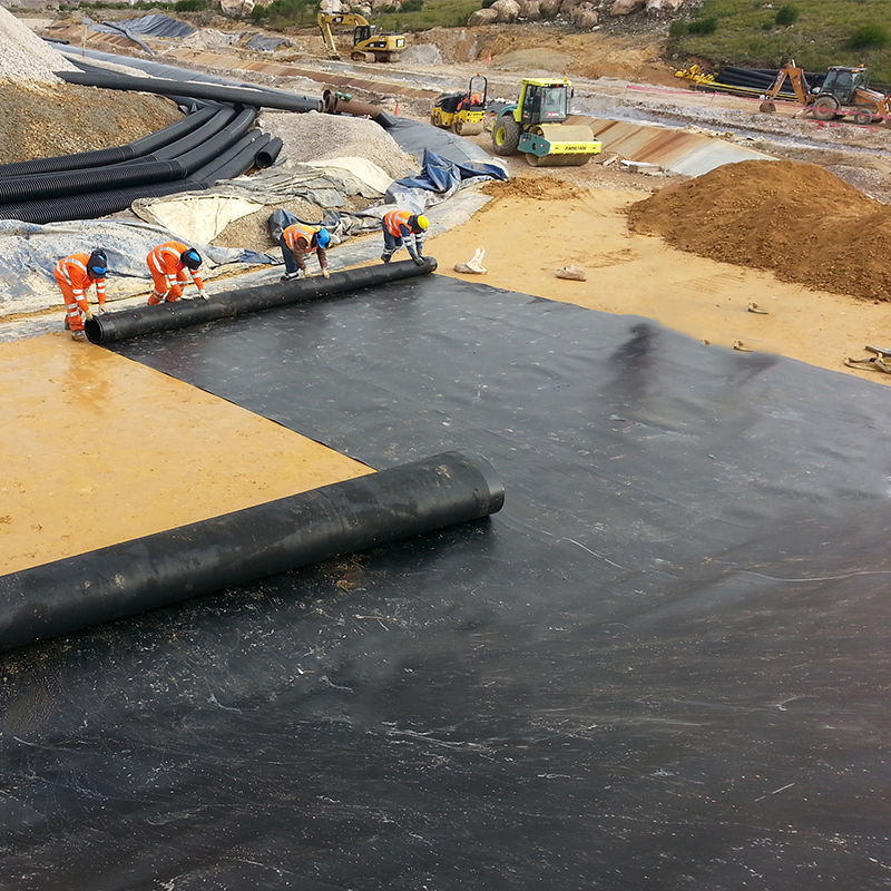 Màng chống thấm HDPE cho ao hồ, bãi chôn lấp, nuôi trồng thủy sản, khai thác mỏ, hồ nhân tạo, trang trại nuôi tôm, lót đập