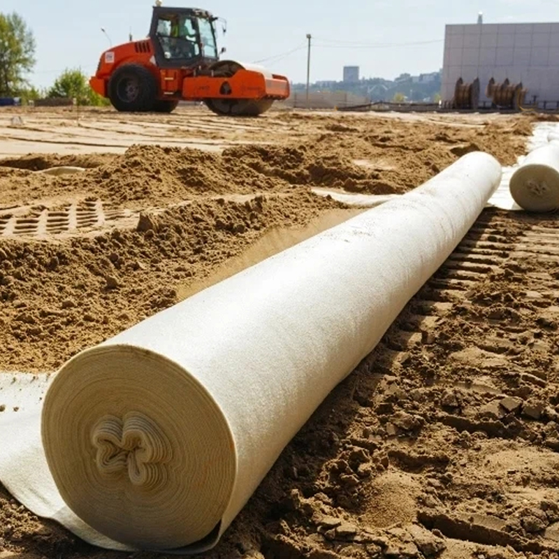 PET/PP Spunbond Nonwoven Fabric Geotextile cho hồ chứa hồ nhân tạo dung dịch hồ bơi bãi rác lọc cô lập