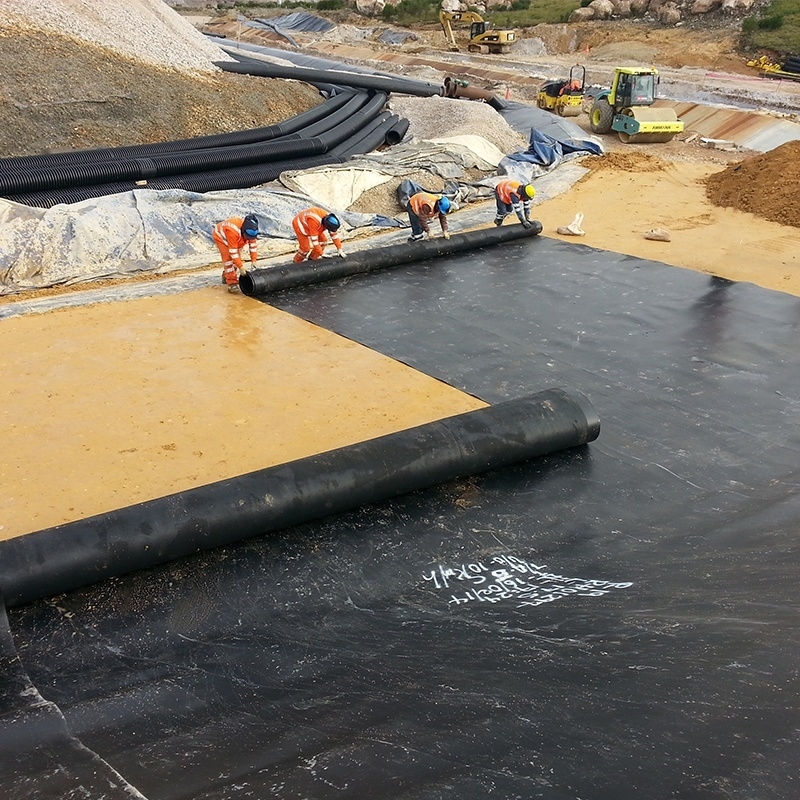 Màng chống thấm HDPE cho nuôi trồng thủy sản, trang trại cá, ao, đập, hồ bơi và các ứng dụng chứa nước