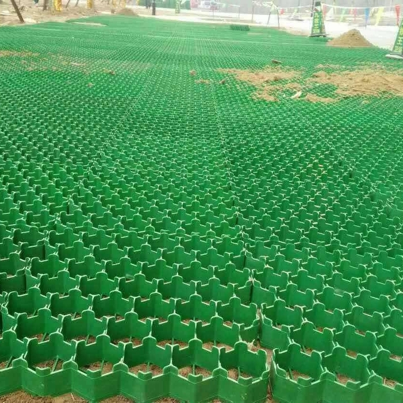 Mạng lưới paver cỏ HDPE hạng nặng để củng cố mặt đất thấm, đường lái xe, bãi đậu xe, cảnh quan và ổn định bãi cỏ