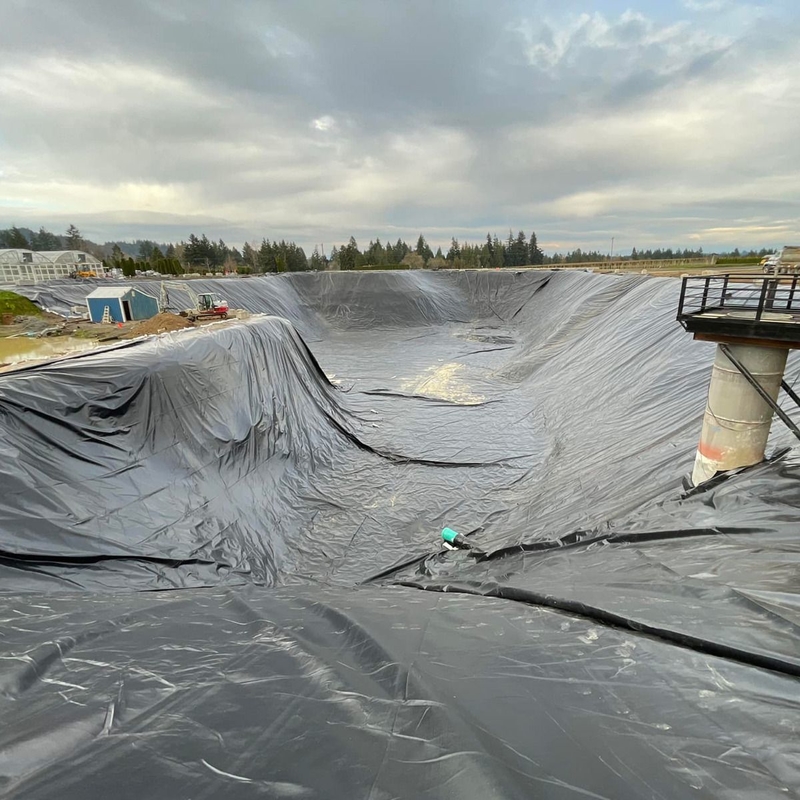 Polyethylene ngoài trời nuôi cá Geomembrane Pond Liner HDPE Containment Liner Lider Lider Lider Lider Geomembrane Liner