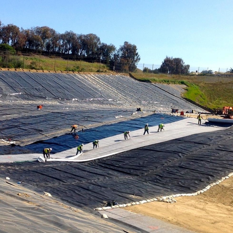 Polyethylene ngoài trời nuôi cá Geomembrane Pond Liner HDPE Containment Liner Lider Lider Lider Lider Geomembrane Liner
