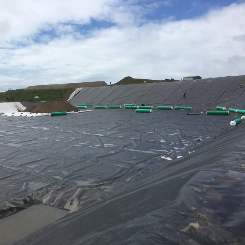 Giá xuất xưởng 100% Polyethylene mật độ cao nguyên chất Chống thấm nước Bề mặt nhẵn Kết cấu HDPE Màng chống thấm ao hồ cho Bãi chôn lấp Khai thác mỏ Đập Hồ nước Ao lót