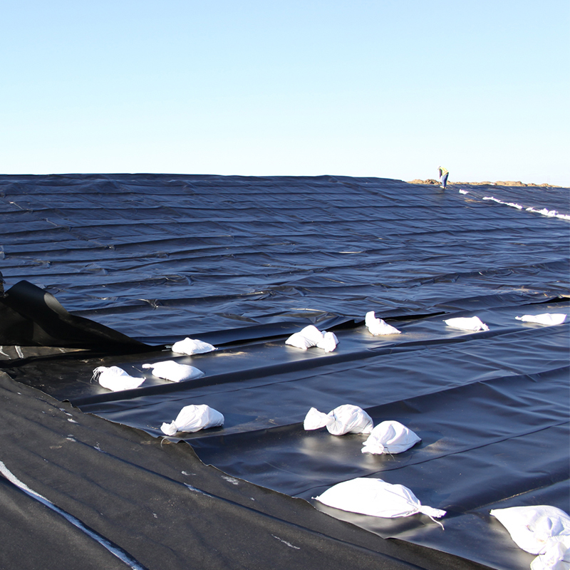 Giá xuất xưởng 100% Polyethylene mật độ cao nguyên chất Chống thấm nước Bề mặt nhẵn Kết cấu HDPE Màng chống thấm ao hồ cho Bãi chôn lấp Khai thác mỏ Đập Hồ nước Ao lót