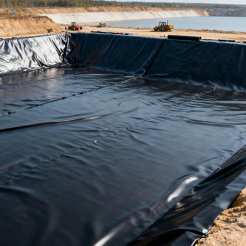 High Strength HDPE Geomembrane Pond Liner Is Suitable for Tailings Storage and Sealing Projects