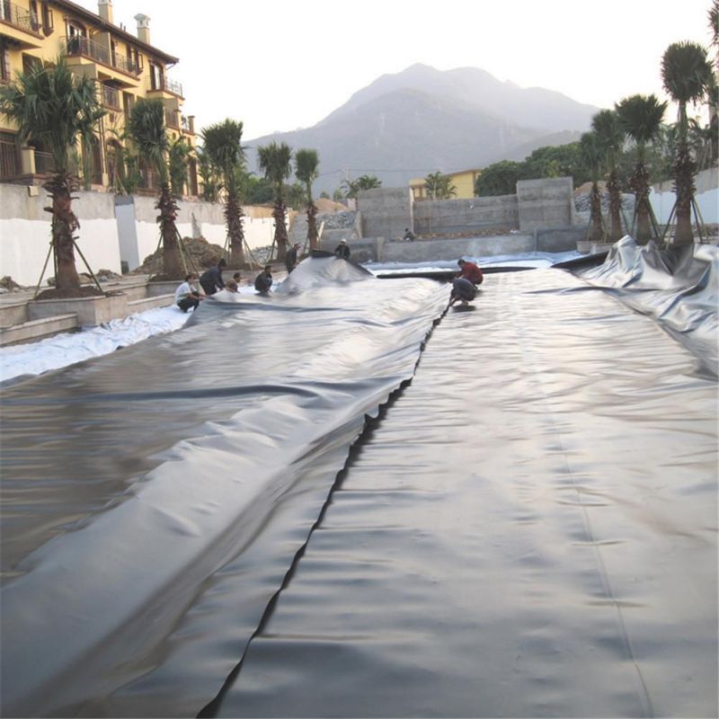 Hard Black Liner Hdpe Waterproof Pond Liner Geomembrane Polyethylene Giá nhà máy để bán