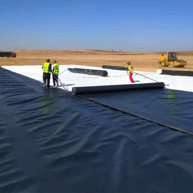 0.3mm/0.4mm/0.6mm/0.75mm/1mm/1.4mm/1.5mm 20mil 30mil 40mil HDPE Geomembrane Pond Liner / Geomembrane Nhà sản xuất Nhà phân phối giá